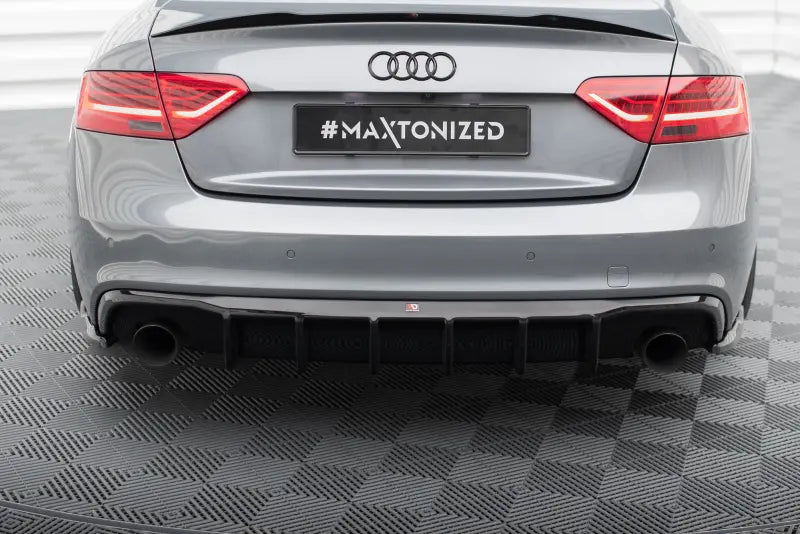 B-Ware Maxton Design Heckdiffusor V.2 für Audi A5 S-Line Coupe / Sportback / Cabrio B8 8T Facelift Hochglanz schwarz – Ansicht 1
