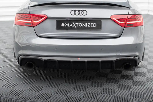 B-Ware Maxton Design Heckdiffusor V.2 für Audi A5 S-Line Coupe / Sportback / Cabrio B8 8T Facelift Hochglanz schwarz – Ansicht 1