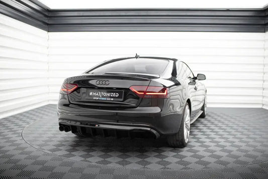 B-Ware Maxton Design Heckdiffusor V.2 für Audi A5 S-Line Coupe / Cabrio B8 8T Hochglanz schwarz – Ansicht 1