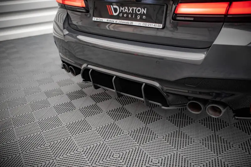 B-Ware Maxton Design Street Pro Heckdiffusor für BMW M5 F90 Schwarz – Ansicht 1