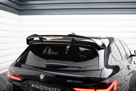 B-Ware Maxton Design Heckspoiler Lippe für BMW M135i M-Performance F40 Hochglanz schwarz – Ansicht 1