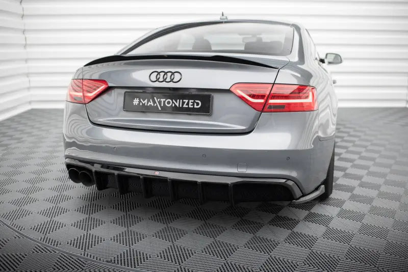 B-Ware Maxton Design Heckdiffusor V.1 für Audi A5 S-Line Coupe / Sportback / Cabrio B8 8T Facelift Hochglanz schwarz – Ansicht 1