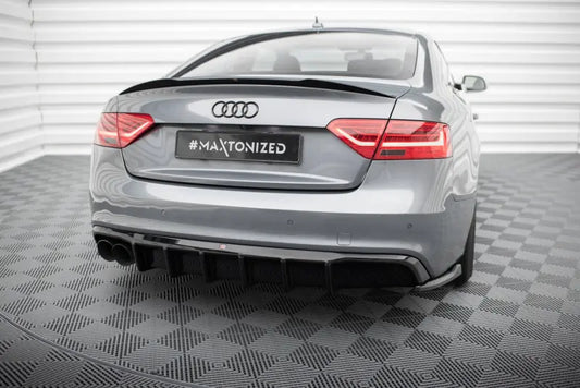 B-Ware Maxton Design Heckdiffusor V.1 für Audi A5 S-Line Coupe / Sportback / Cabrio B8 8T Facelift Hochglanz schwarz – Ansicht 1