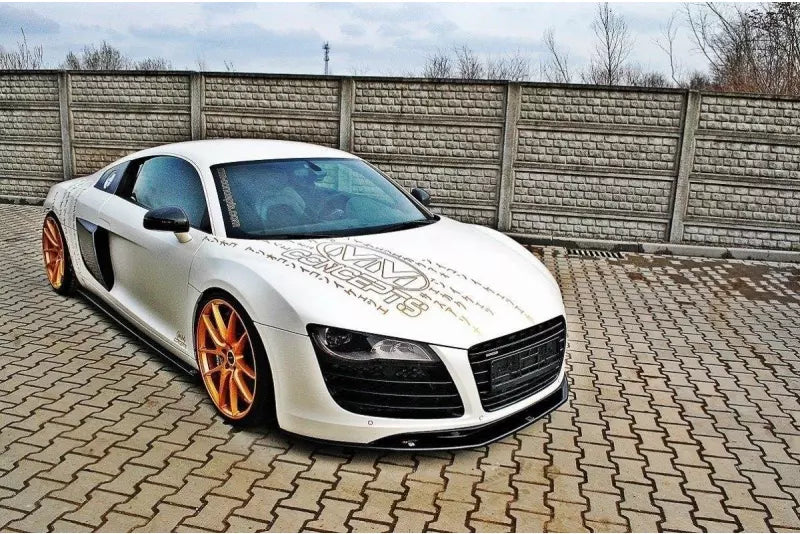 Maxton Design Seitenschweller (Paar) für Audi R8 42 2006-2015 Hochglanz schwarz – Ansicht 4