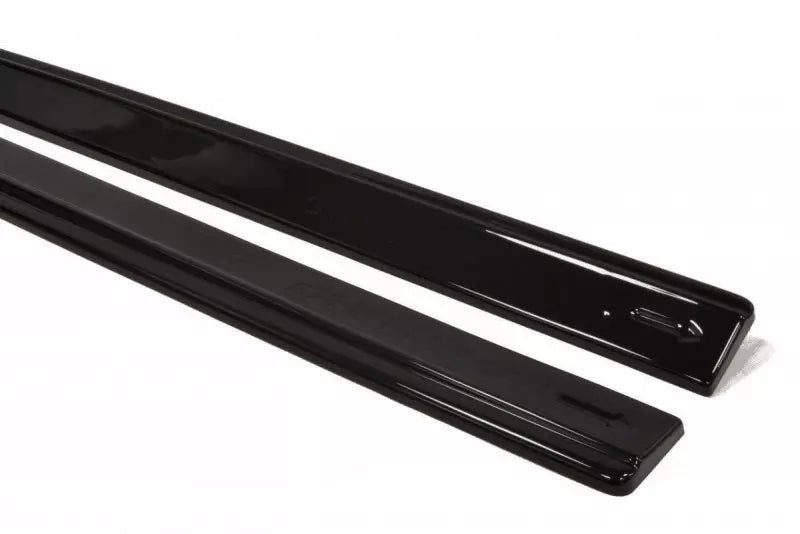 Maxton Design Seitenschweller (Paar) für Audi RS4 B5 Hochglanz schwarz – Ansicht 4