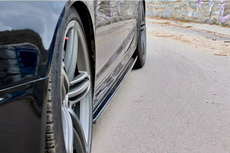 Maxton Design Seitenschweller (Paar) für Audi RS6 C6 Hochglanz schwarz – Ansicht 3