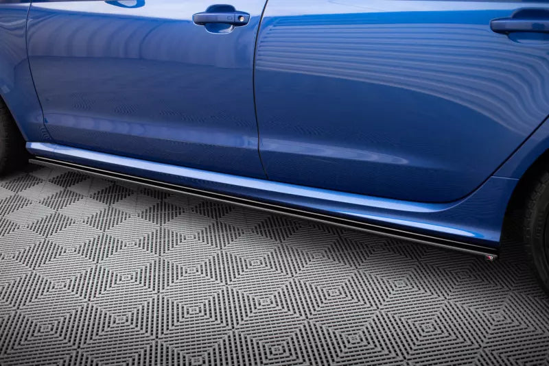 Maxton Design Seitenschweller (Paar) für Audi RS6 C7 Hochglanz schwarz – Ansicht 2