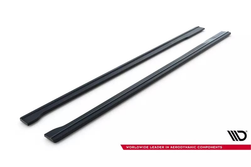 Maxton Design Seitenschweller (Paar) für Audi RS6 C7 Hochglanz schwarz – Ansicht 4