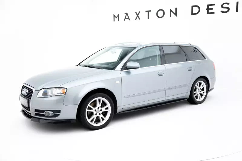 Maxton Design Seitenschweller (Paar) für Audi S4 / A4 / A4 S-Line B6 B7 Hochglanz schwarz – Ansicht 2