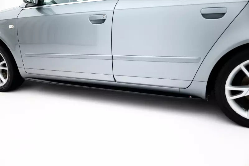 Maxton Design Seitenschweller (Paar) für Audi S4 / A4 / A4 S-Line B6 B7 Hochglanz schwarz – Ansicht 3