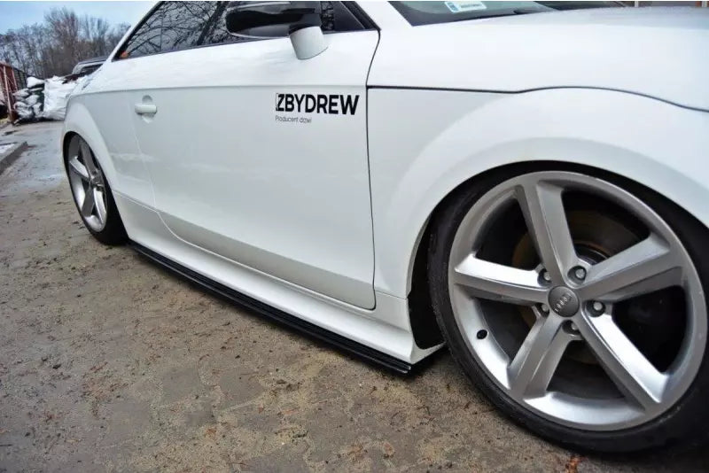 Maxton Design Seitenschweller (Paar) für Audi TT RS 8J Hochglanz schwarz – Ansicht 1