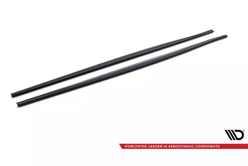 Maxton Design Seitenschweller (Paar) V.1 für BMW 1er F20 M135i / M140i / M Paket (5-Türer) Hochglanz schwarz – Ansicht 4