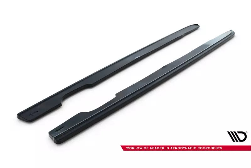 Maxton Design Seitenschweller (Paar) für BMW 3er E46 M-Paket Coupe / Cabrio Hochglanz schwarz – Ansicht 4