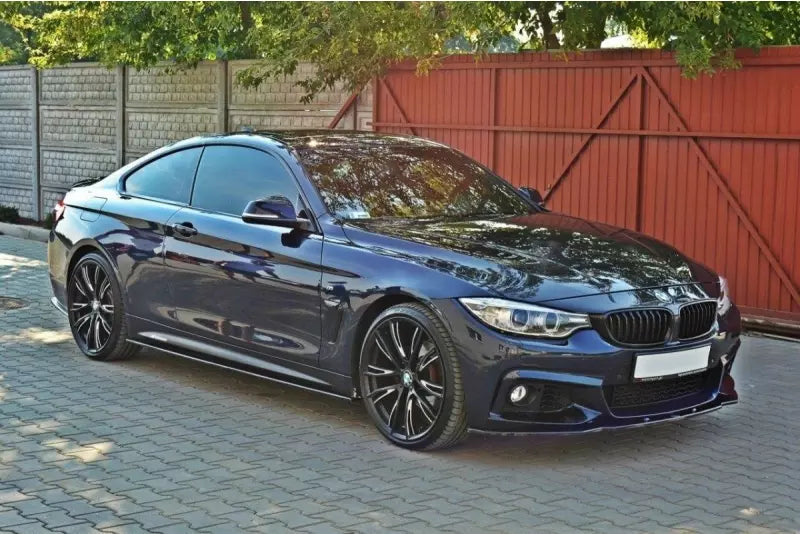 Maxton Design Seitenschweller (Paar) für BMW 4er F32 F33 F36 M-Paket Hochglanz schwarz – Ansicht 2