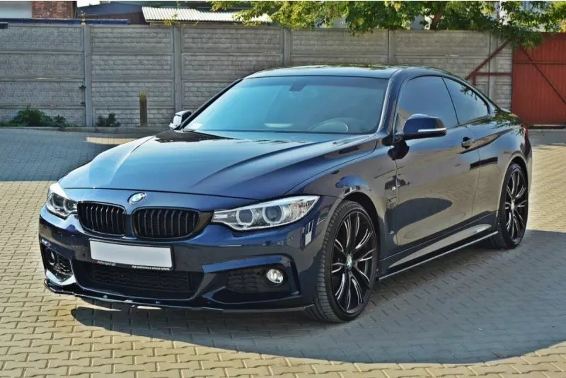Maxton Design Seitenschweller (Paar) für BMW 4er F32 F33 F36 M-Paket Hochglanz schwarz – Ansicht 3