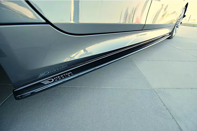 Maxton Design Seitenschweller (Paar) für BMW 5er E60 /61 M Paket Hochglanz schwarz – Ansicht 2