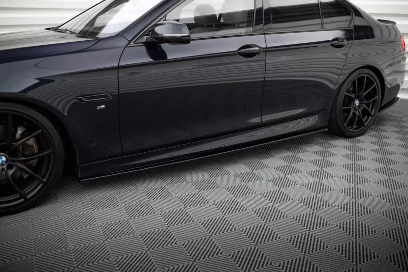 Maxton Design Seitenschweller (Paar) für BMW 5er F10 / F11 M Power / M Paket Hochglanz schwarz – Ansicht 1