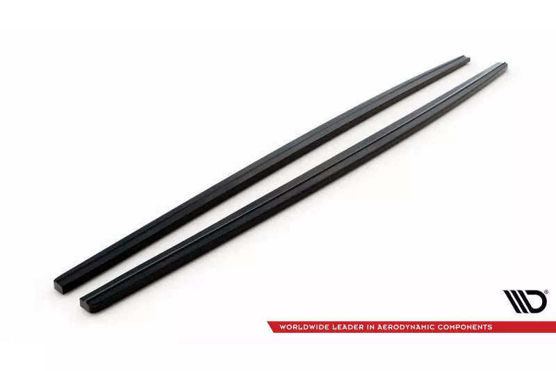 Maxton Design Seitenschweller (Paar) für BMW 5er F10 / F11 M Power / M Paket Hochglanz schwarz – Ansicht 4