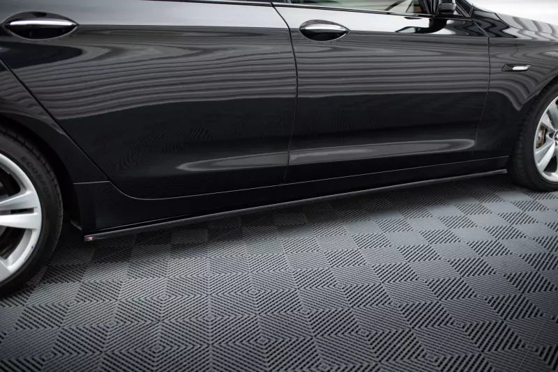 Maxton Design Seitenschweller (Paar) für BMW 5er GT F07 Hochglanz schwarz – Ansicht 3