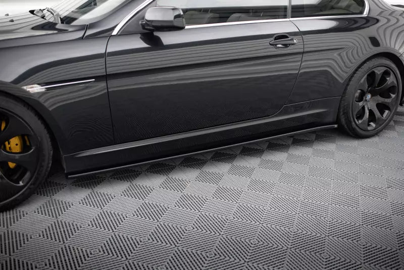 Maxton Design Seitenschweller (Paar) für BMW 6er E63 / E64 vor Facelift Hochglanz schwarz – Ansicht 1