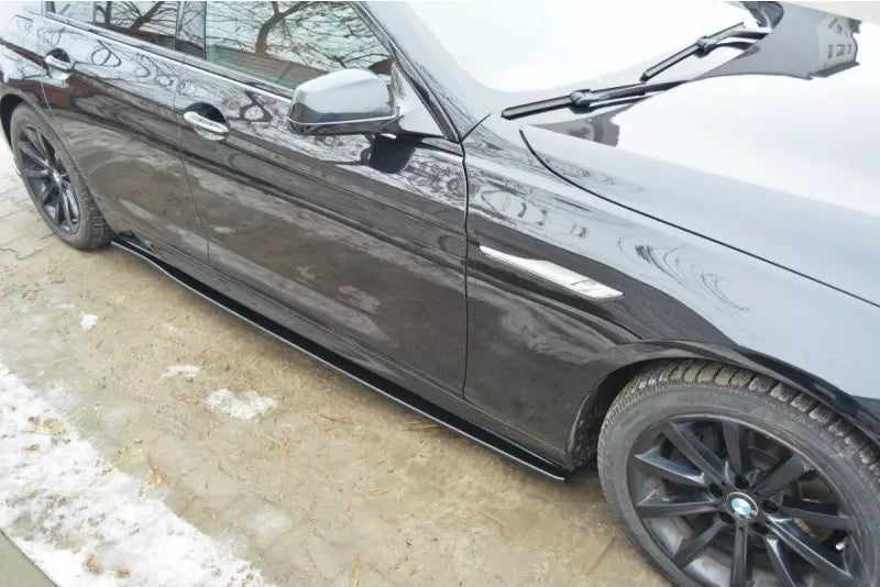 Maxton Design Seitenschweller (Paar) für BMW 6er F06 Gran Coupe M Paket Hochglanz schwarz – Ansicht 1