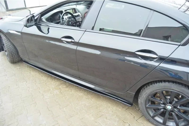 Maxton Design Seitenschweller (Paar) für BMW 6er F06 Gran Coupe M Paket Hochglanz schwarz – Ansicht 3