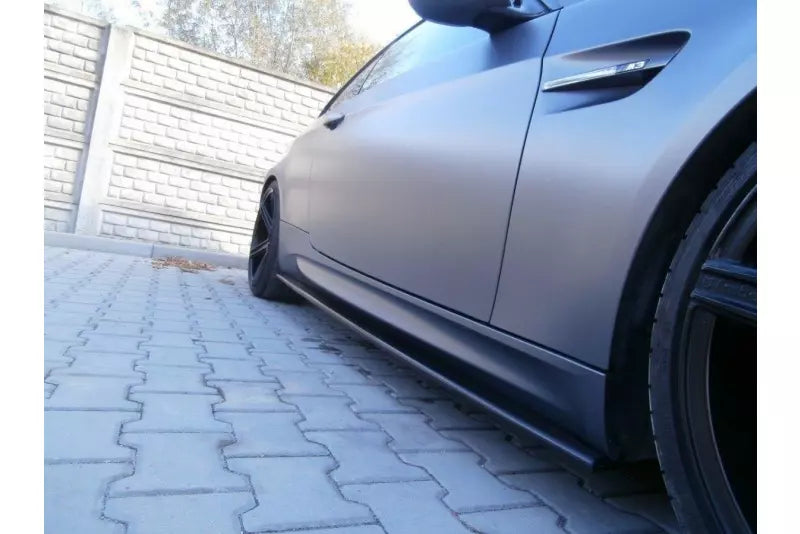 Maxton Design Seitenschweller (Paar) für BMW M3 E92 / E93 Hochglanz schwarz – Ansicht 1