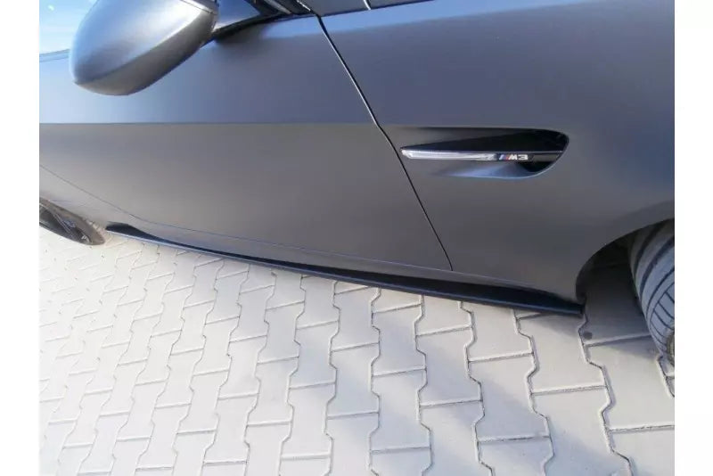 Maxton Design Seitenschweller (Paar) für BMW M3 E92 / E93 Hochglanz schwarz – Ansicht 2