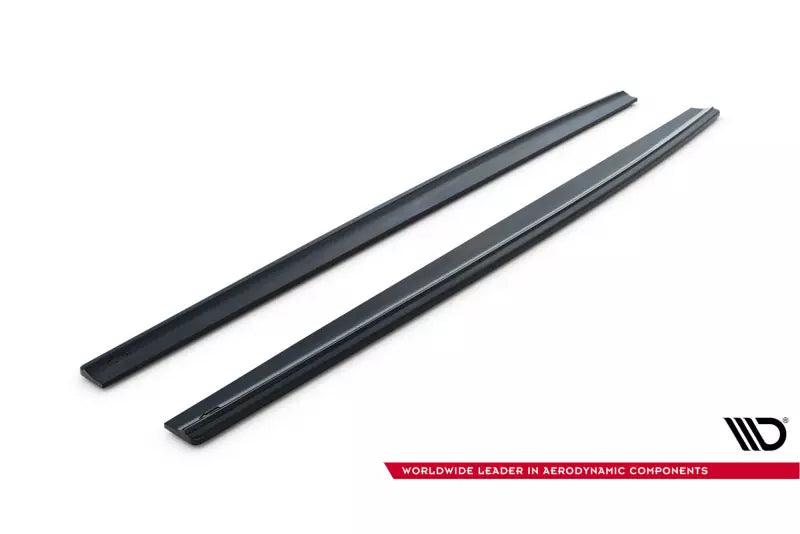 Maxton Design Seitenschweller (Paar) für BMW X4 F26 M Paket Hochglanz schwarz – Ansicht 4