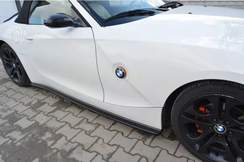 Maxton Design Seitenschweller (Paar) für BMW Z4 E85 / E86 vor Facelift Hochglanz schwarz – Ansicht 2
