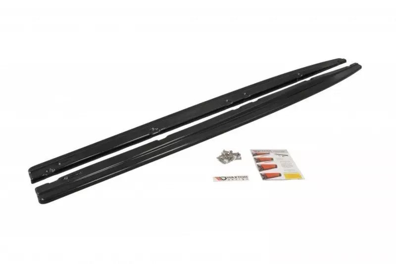 Maxton Design Seitenschweller (Paar) für Fiat Bravo Sport Mk2 Hochglanz schwarz – Ansicht 1