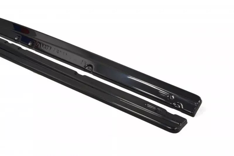 Maxton Design Seitenschweller (Paar) für Fiat Bravo Sport Mk2 Hochglanz schwarz – Ansicht 2