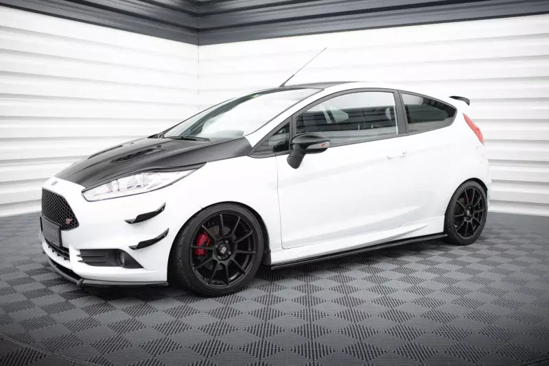Maxton Design Seitenschweller (Paar) für Ford Fiesta ST Mk7 Hochglanz schwarz – Ansicht 2
