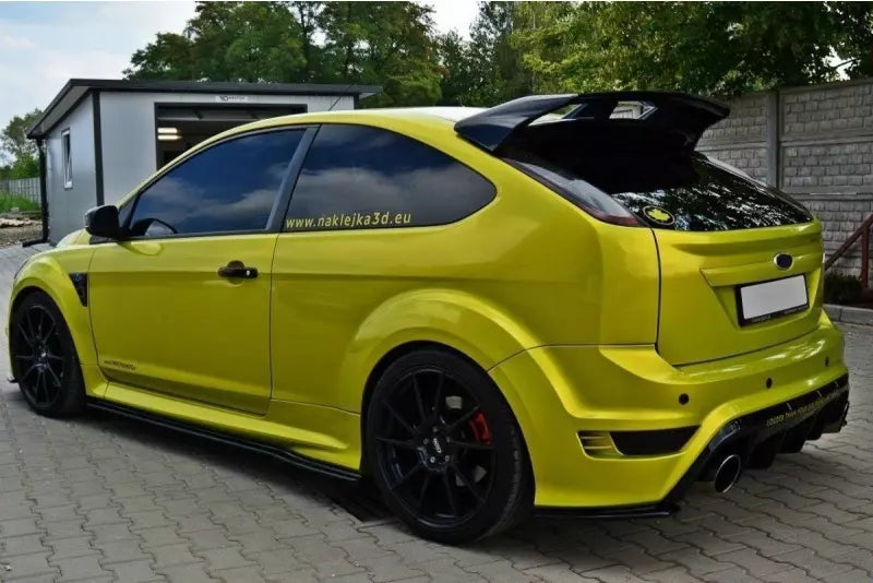 Maxton Design Seitenschweller (Paar) für Ford Focus RS Mk2 Hochglanz schwarz – Ansicht 3