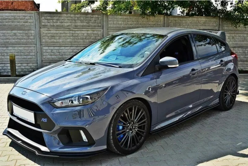 Maxton Design Seitenschweller (Paar) für Ford Focus RS Mk3 Hochglanz schwarz – Ansicht 1