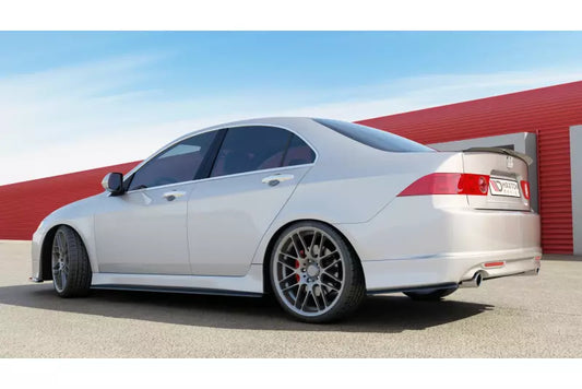 Maxton Design Seitenschweller (Paar) für Honda Accord VII Mk7 Type-S Hochglanz schwarz – Ansicht 1