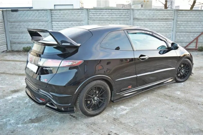 Maxton Design Seitenschweller (Paar) für Honda Civic VIII Mk8 Type S/R Hochglanz schwarz – Ansicht 3