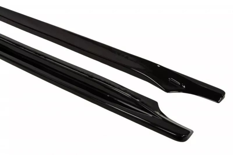 Maxton Design Seitenschweller (Paar) für Jeep Grand Cherokee WK2 Summit Facelift Hochglanz schwarz – Ansicht 4