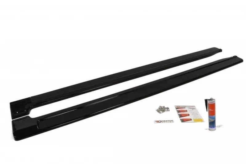Maxton Design Seitenschweller (Paar) für Mazda CX-7 Hochglanz schwarz – Ansicht 4