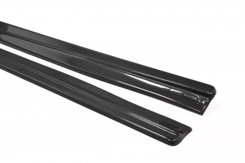 Maxton Design Seitenschweller (Paar) für Mercedes CL C205 Hochglanz schwarz – Ansicht 4