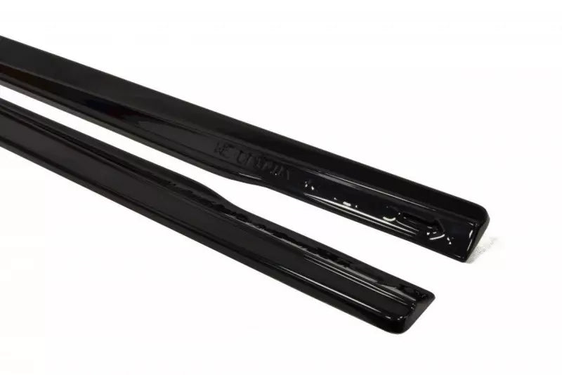 Maxton Design Seitenschweller (Paar) für Mercedes CLA 45 AMG C117 vor Facelift Hochglanz schwarz – Ansicht 4
