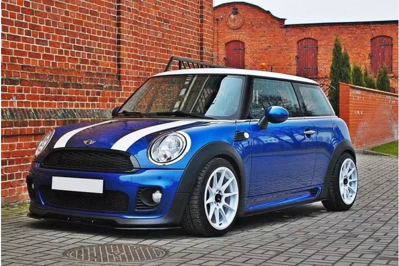 Maxton Design Seitenschweller (Paar) für Mini Cooper R56 JCW Hochglanz schwarz – Ansicht 1