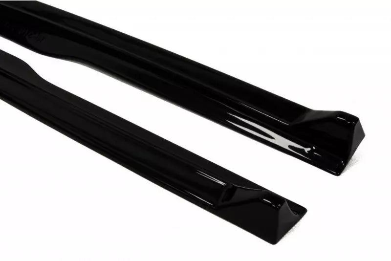Maxton Design Seitenschweller (Paar) für Nissan 370Z Hochglanz schwarz – Ansicht 3