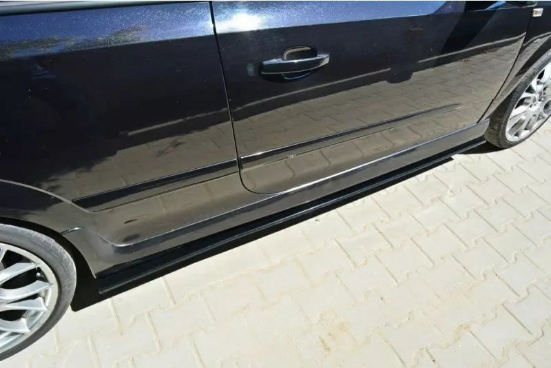 Maxton Design Seitenschweller (Paar) für Opel Astra H OPC / VXR Hochglanz schwarz – Ansicht 1