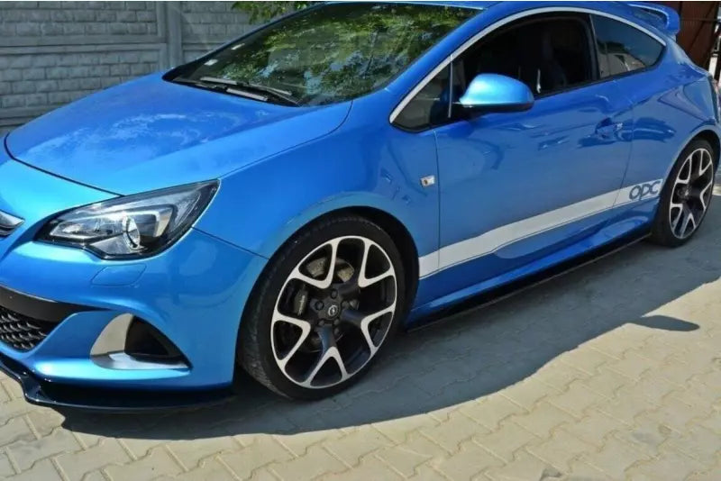 Maxton Design Seitenschweller (Paar) für Opel Astra J OPC / VXR Hochglanz schwarz – Ansicht 1