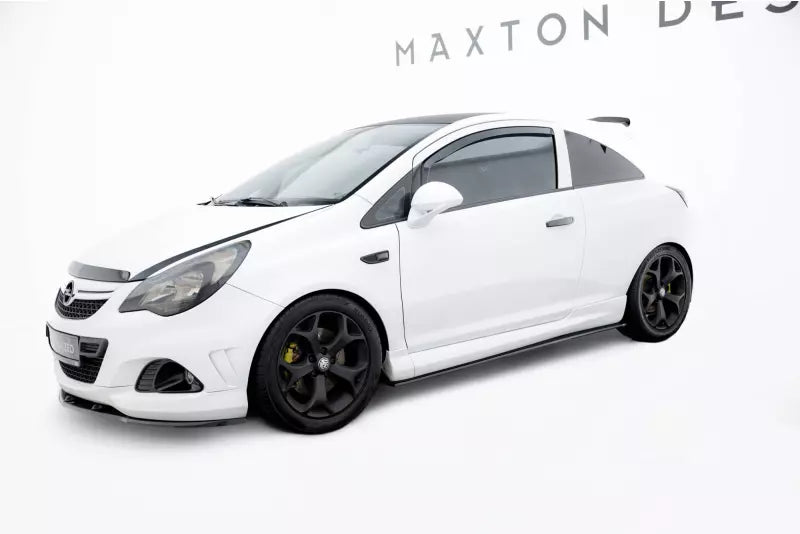 Maxton Design Seitenschweller (Paar) für Opel Corsa D OPC / VXR Hochglanz schwarz – Ansicht 2