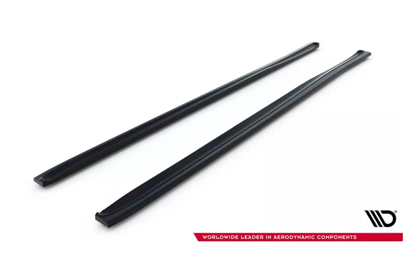 Maxton Design Seitenschweller (Paar) für Opel Corsa D OPC / VXR Hochglanz schwarz – Ansicht 3