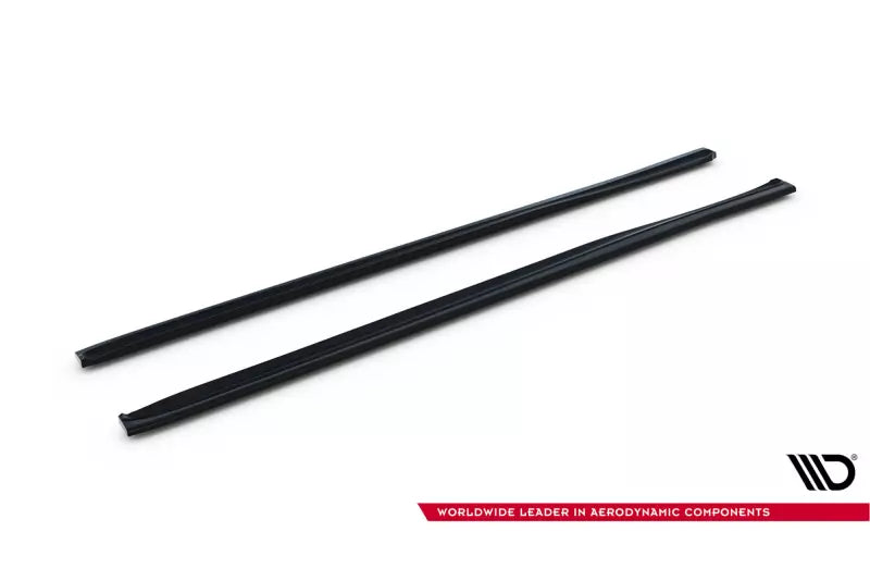 Maxton Design Seitenschweller (Paar) für Opel Corsa D OPC / VXR Hochglanz schwarz – Ansicht 4