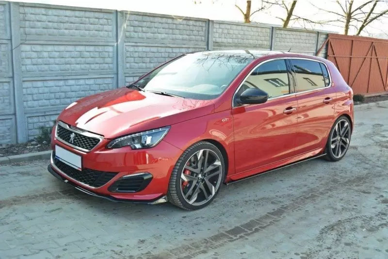 Maxton Design Seitenschweller (Paar) für Peugeot 308 II GTI Hochglanz schwarz – Ansicht 3