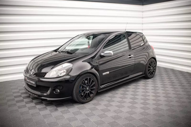 Maxton Design Seitenschweller (Paar) für Renault Clio 3 RS Hochglanz schwarz – Ansicht 2